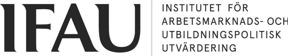Institutet för arbetsmarknads- och utbildningspolitisk utvärdering, IFAU:s, logotyp.