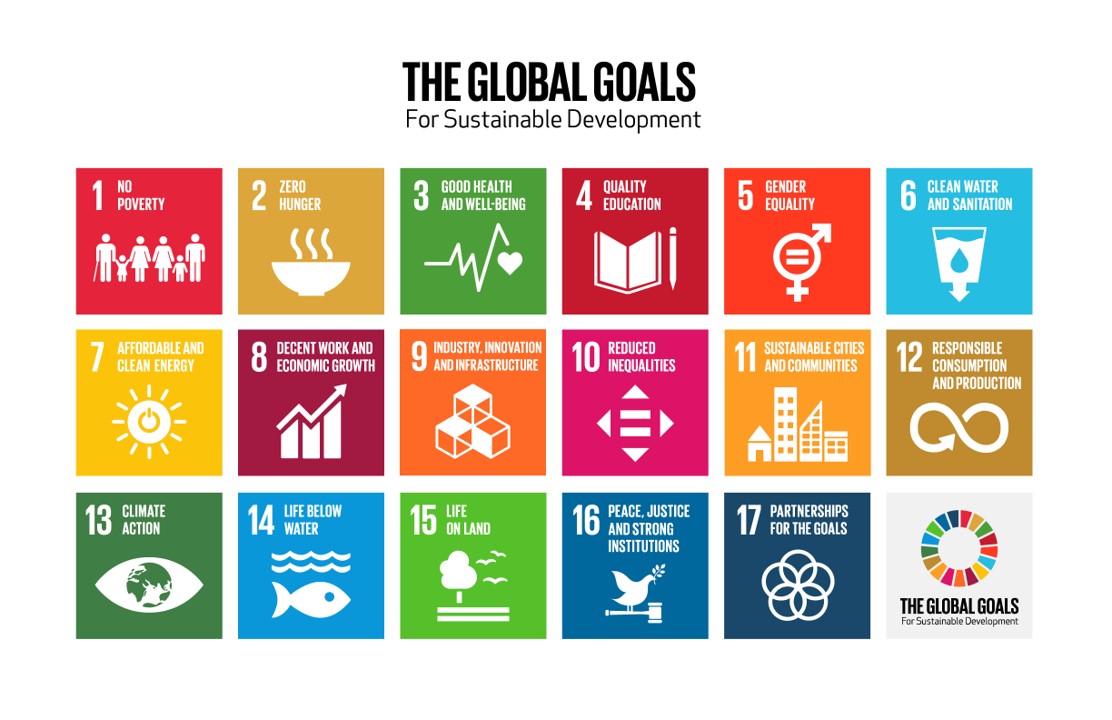 Image of the 17 global goals.