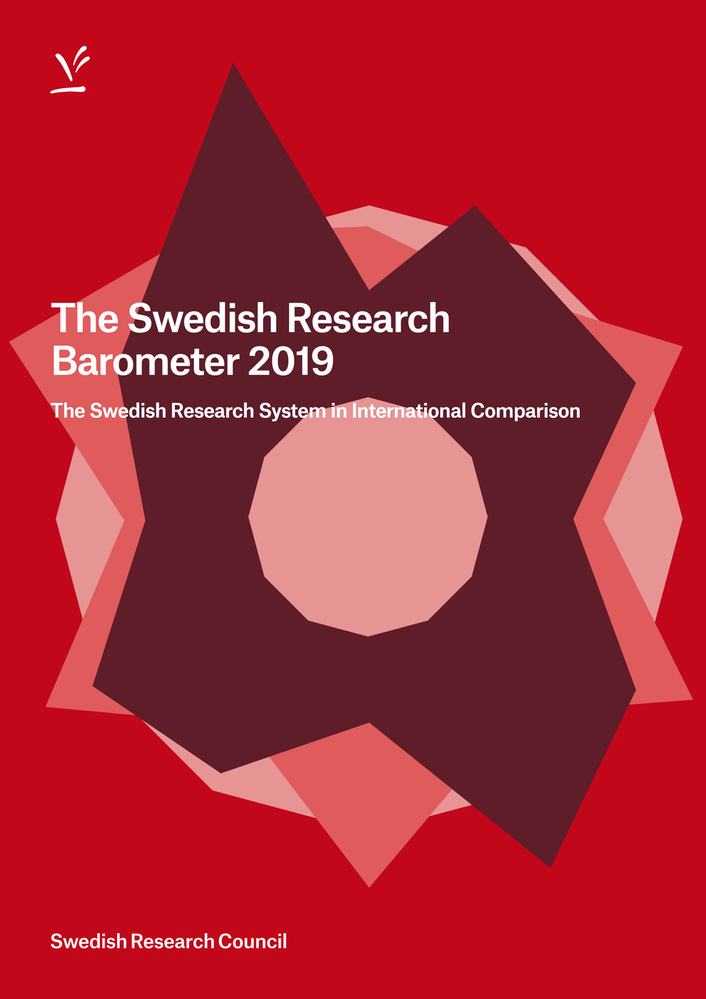 Cover of the report The Sweidsh Research Barometer 2019.