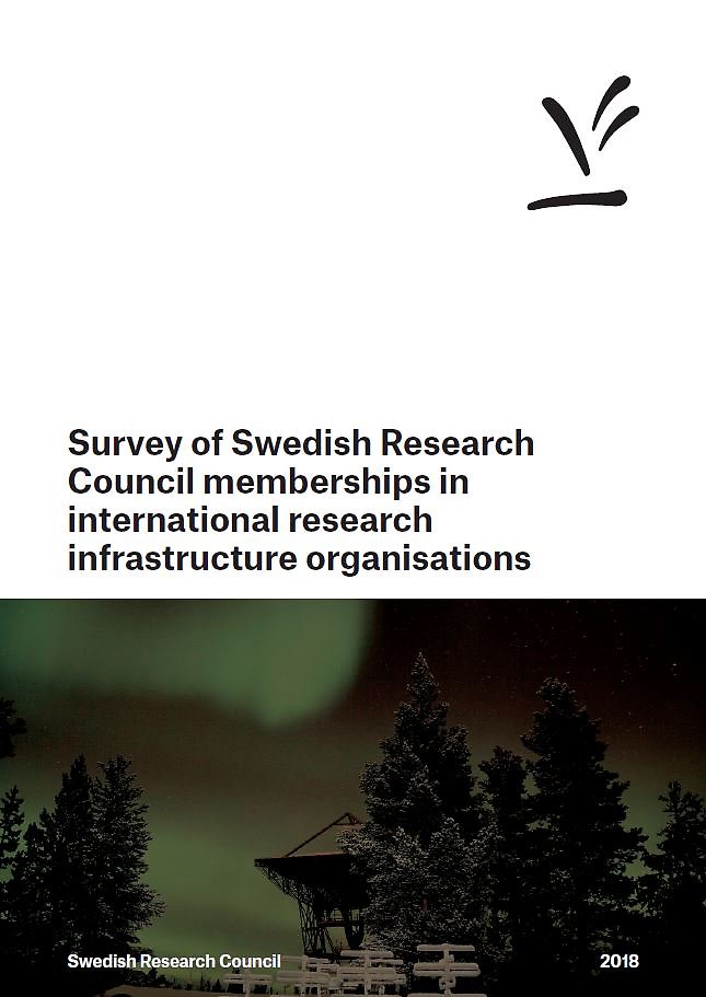 Survey of Swedish Research Council memberships in international research infrastructure organisations