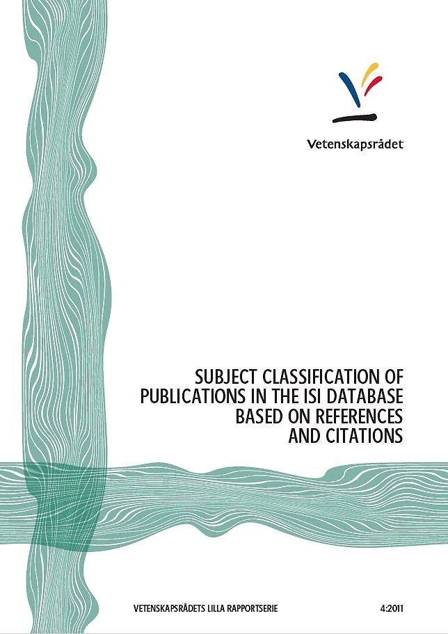 Subject classification of publications in the ISI database based on references and citations