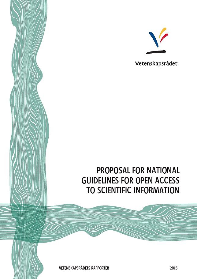 Proposal for national guidelines for open access to scientific information