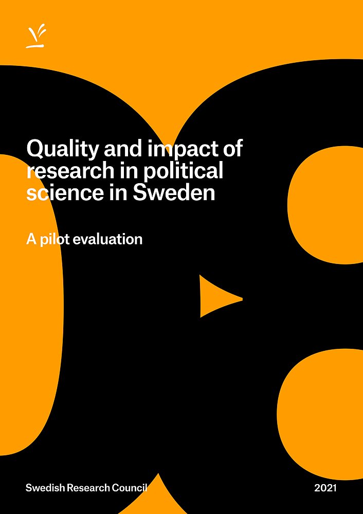 Quality and impact of research in political science in Sweden