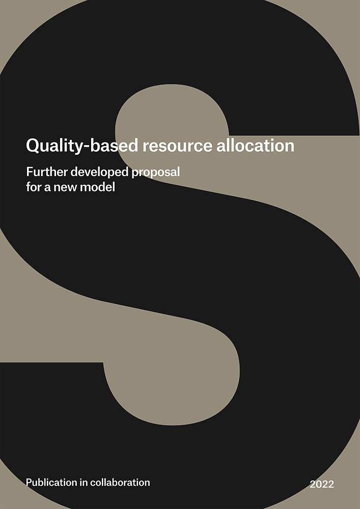 Quality-based resource allocation – Further developed proposal for a new model